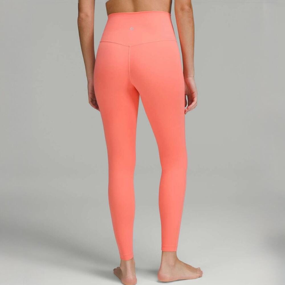 Lululemon Align High Rise Pant 28” Nulu Raspberry Cream Size 8‎ - Picture 7 of 16